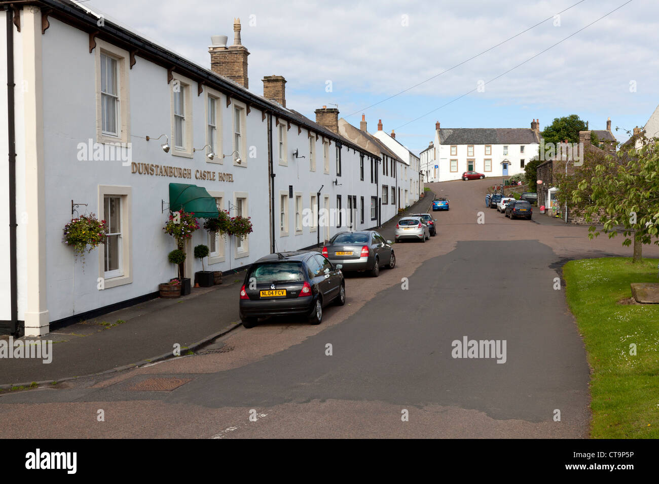 Le centre du village, Embleton, Northumberland Banque D'Images