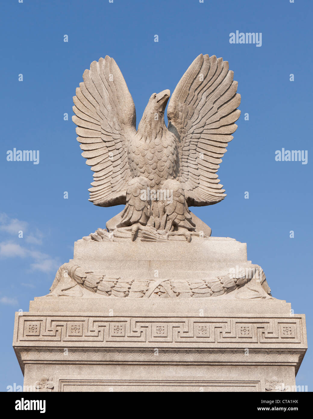American Bald Eagle statue Banque D'Images