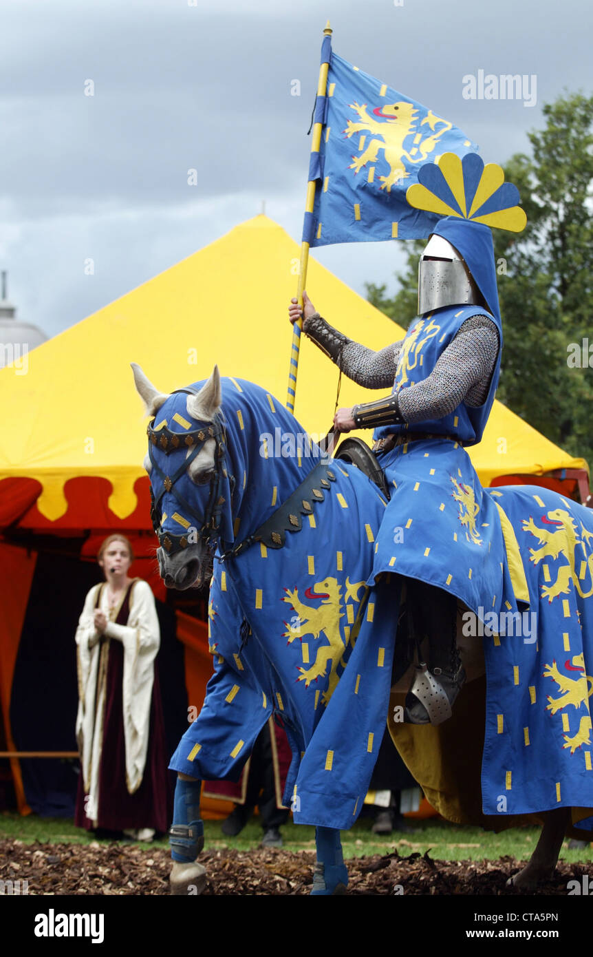 Fête médiévale à Mülheim Ruhr, Banque D'Images