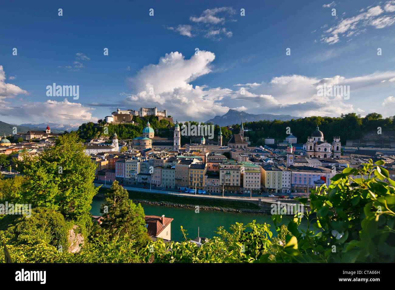 Vue sur la ville de Salzbourg, Province de Salzbourg, Autriche, Europe Banque D'Images Vue sur la ville de Salzbourg, Province de Salzbourg, Autriche, Europe Banque D'Images