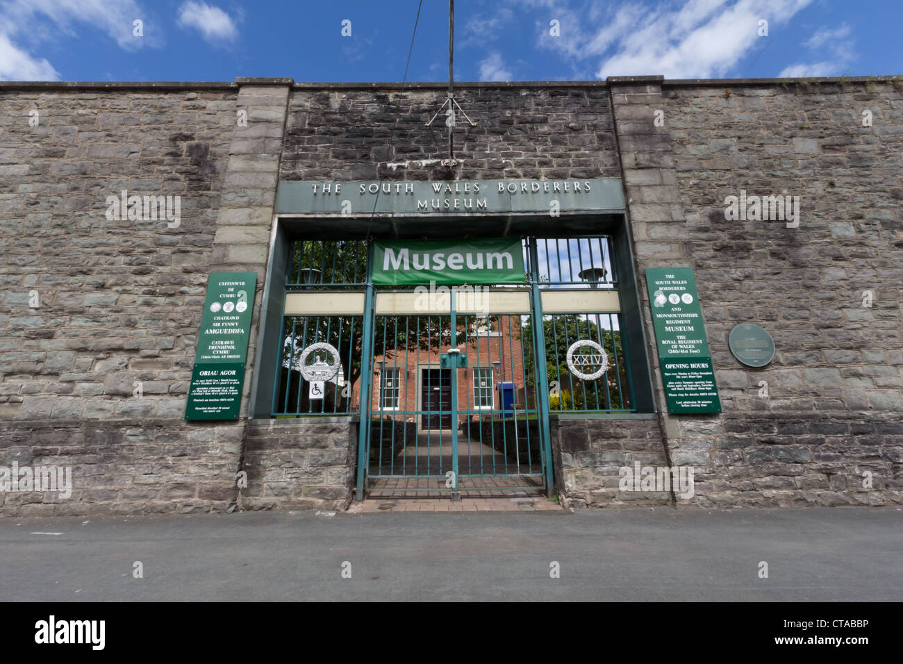 South Wales Borderers Museum à Brecon Banque D'Images