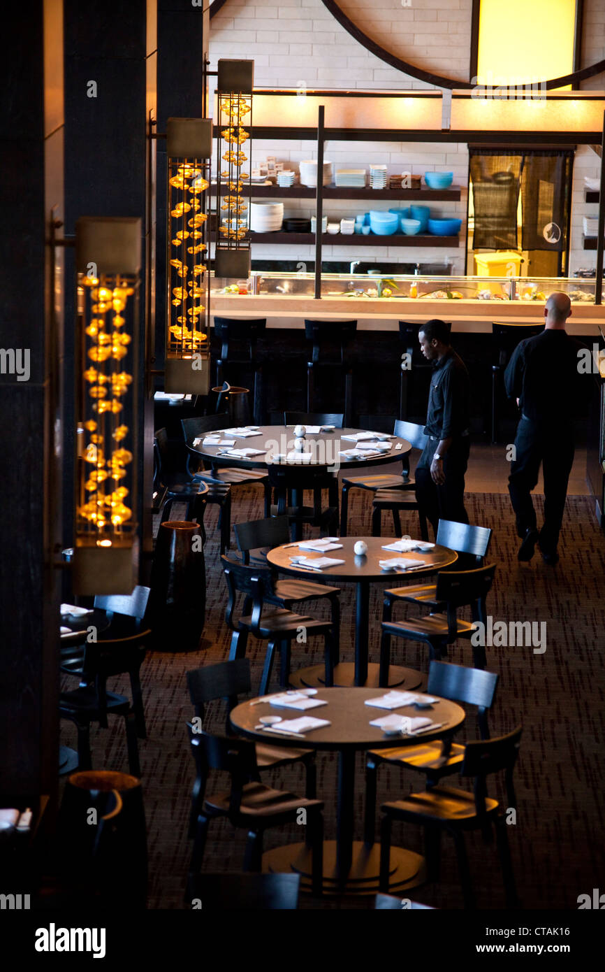 Restaurant Nobu à Hotel seul et unique, Cape Town, Western Cape, Afrique du Sud, RSA, l'Afrique Banque D'Images