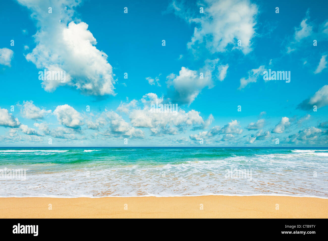 Plage parfaite Banque D'Images Plage parfaite Banque D'Images