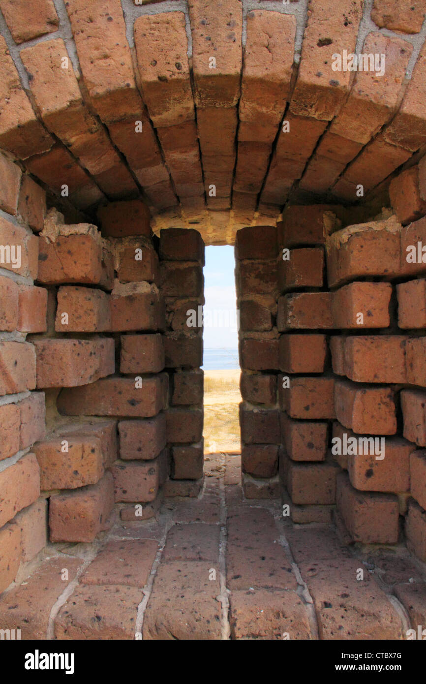 PORT DE FUSIL, DE FORT CLINCH STATE PARK, Fernandina Beach, Florida, USA Banque D'Images