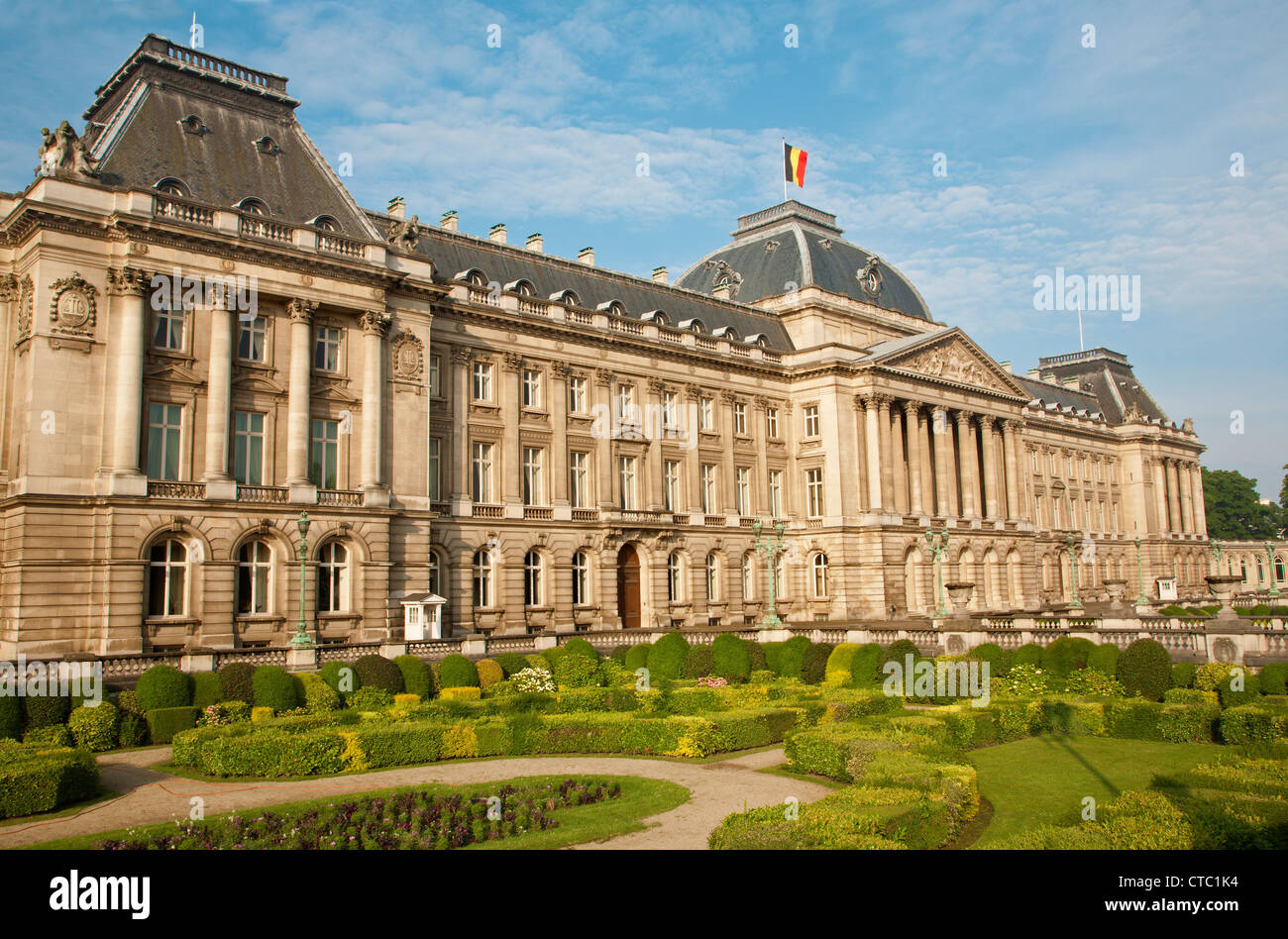 - Le Palais Royal de Bruxelles, Belgique. Banque D'Images