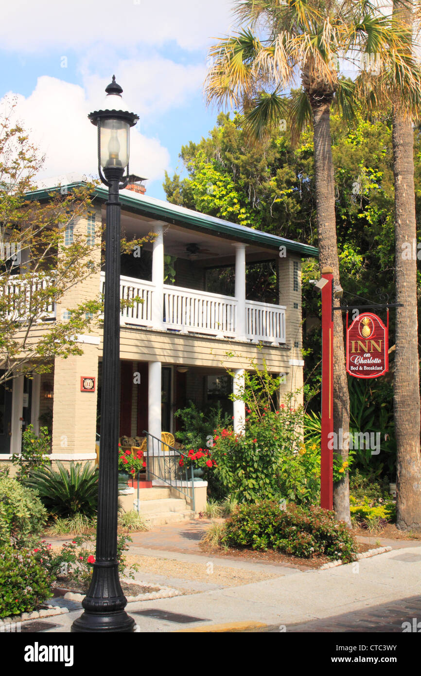 Le centre-ville historique, Saint Augustine, Floride, USA Banque D'Images