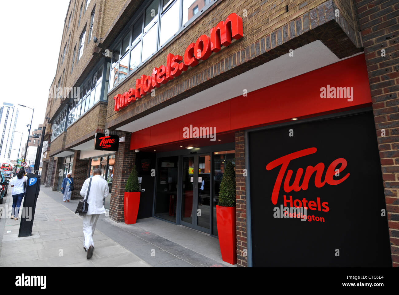 Tune Hotel, Paddington, Londres, Angleterre, Royaume-Uni Banque D'Images