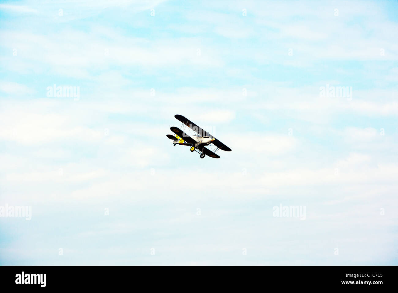 Air show afficher par le hawker nimrod 2 le seul battant une à gauche dans le monde dans les nuages Banque D'Images