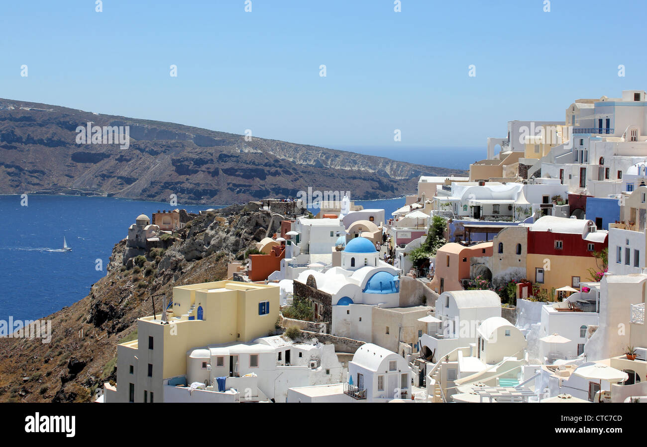 Santorin, Grèce Banque D'Images