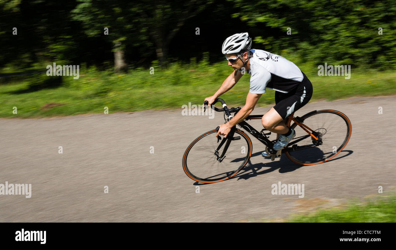 vélos de route Banque D'Images