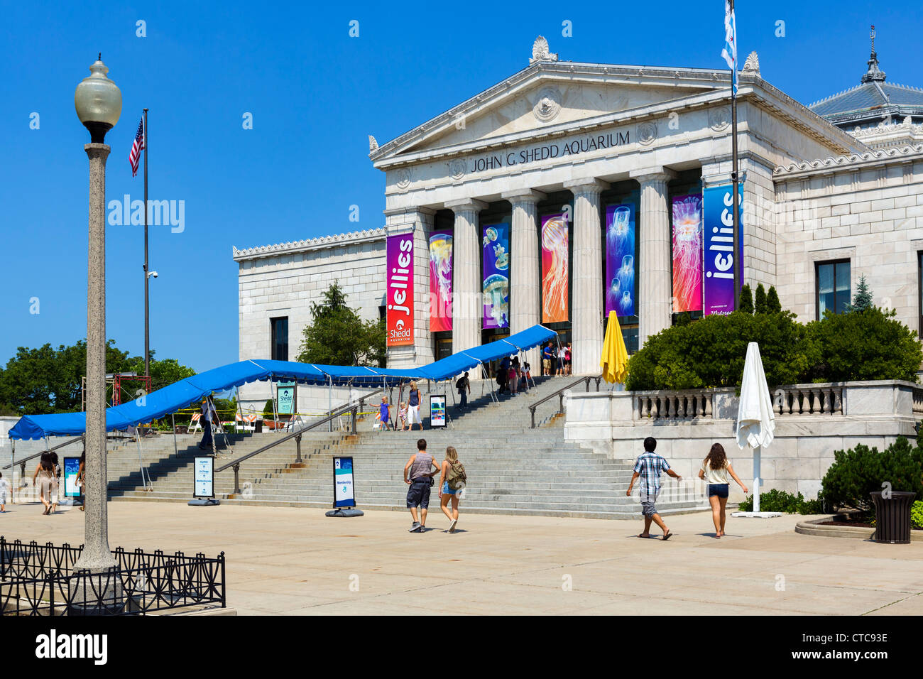Le John G Shedd Aquarium sur le Museum Campus à Grant Park, Chicago, Illinois, États-Unis Banque D'Images
