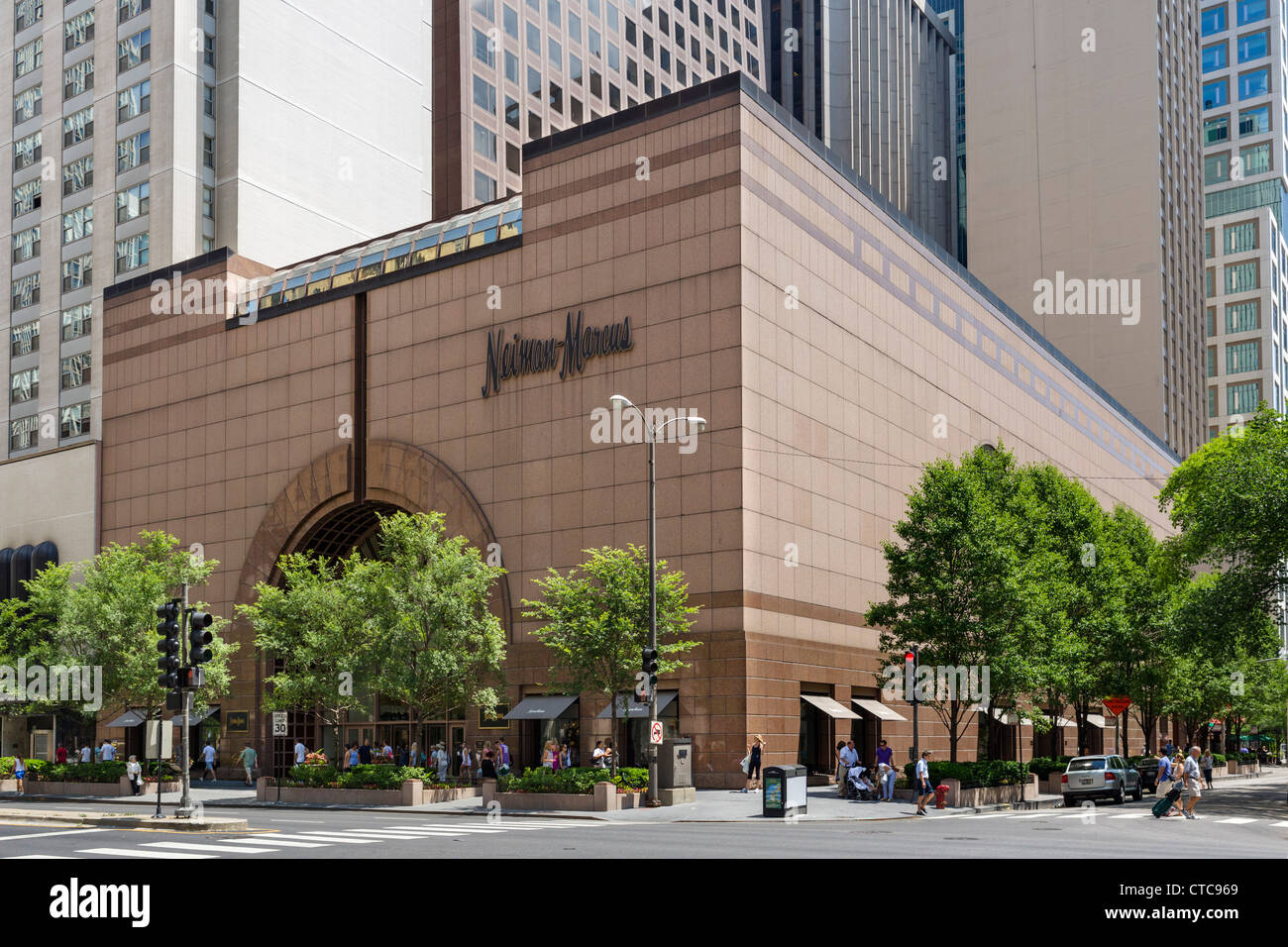 Le magasin Neiman-Marcus de la Magnificent Mile, Michigan Avenue, Chicago, Illinois, États-Unis Banque D'Images