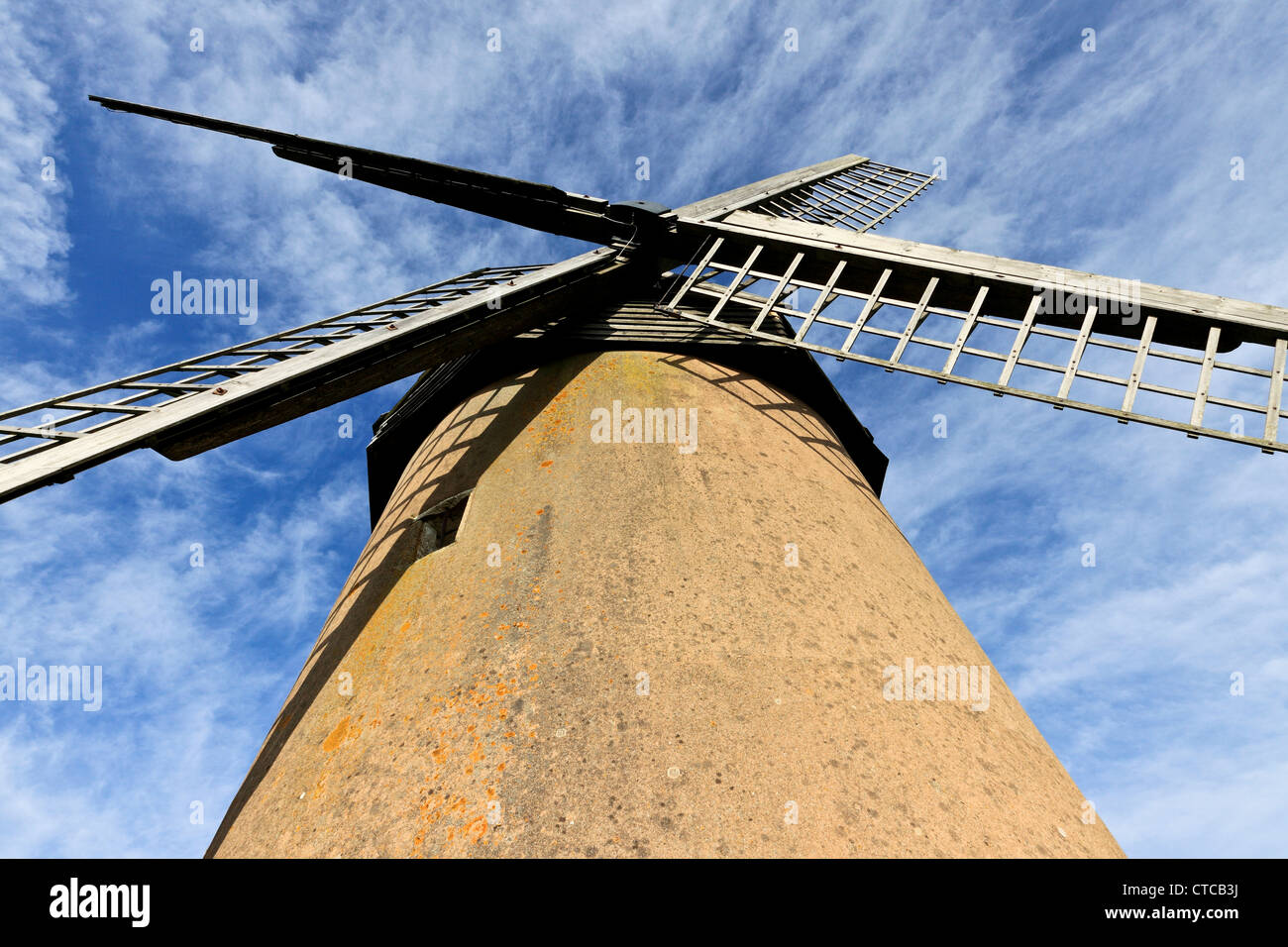 4072. Moulin, Bembridge, île de Wight, Royaume-Uni Banque D'Images