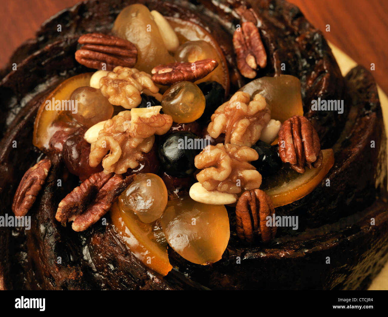 Christmas fruit cake Banque de photographies et d’images à haute résolution Alamy