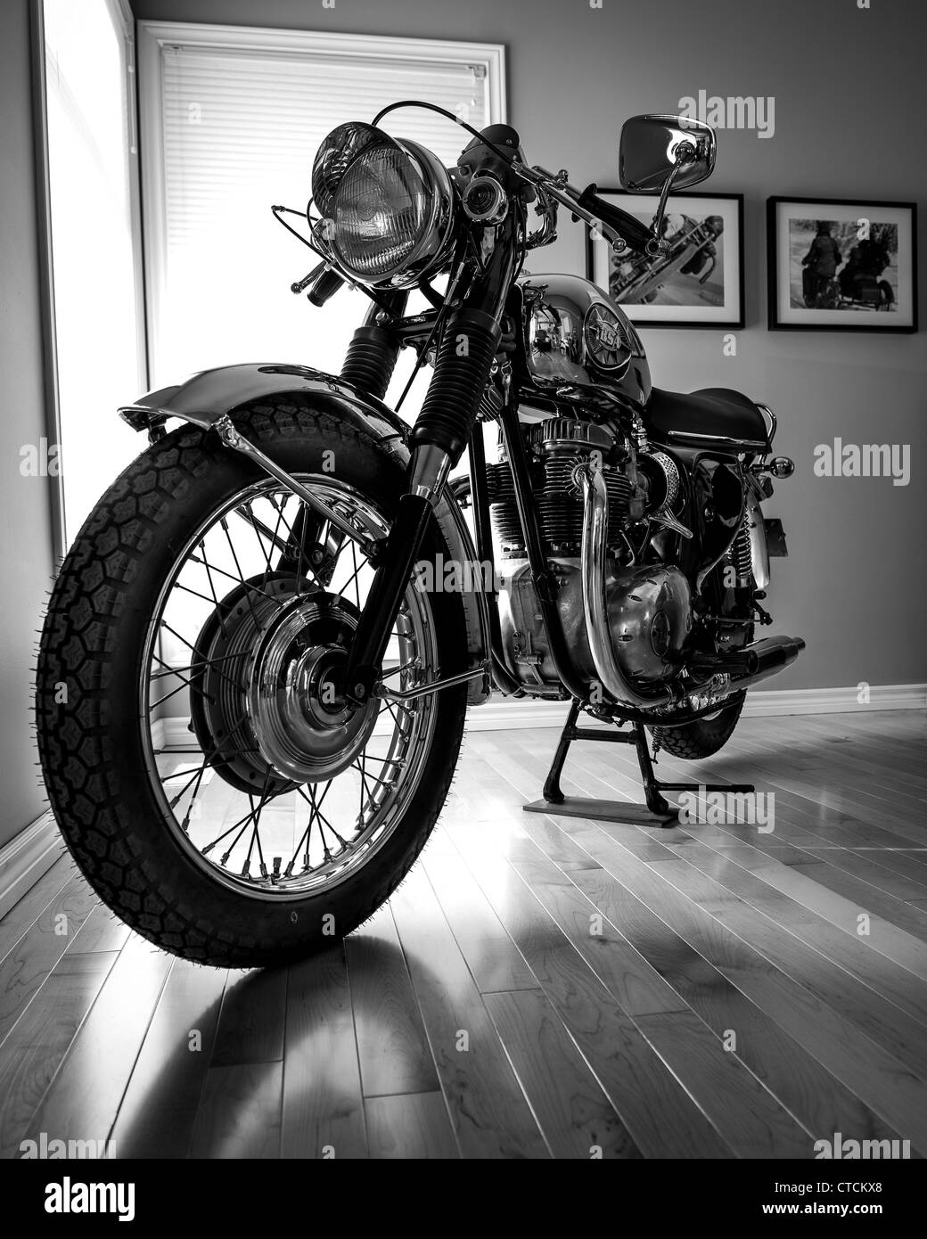 BSA moto de Salon Banque D'Images