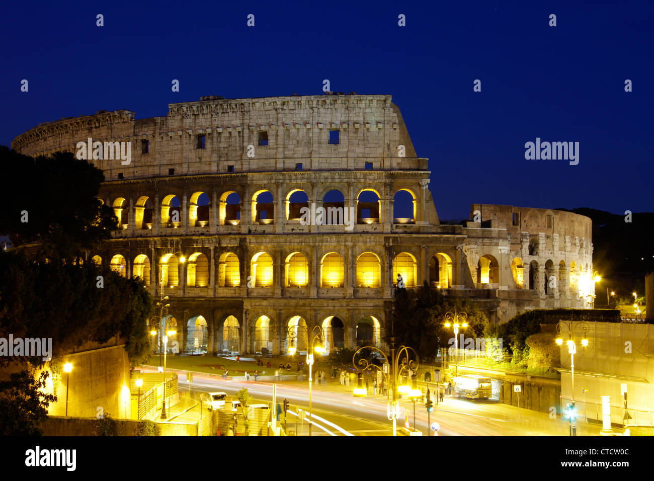 L'Italie, Rome, Colisée, Colosseo Banque D'Images