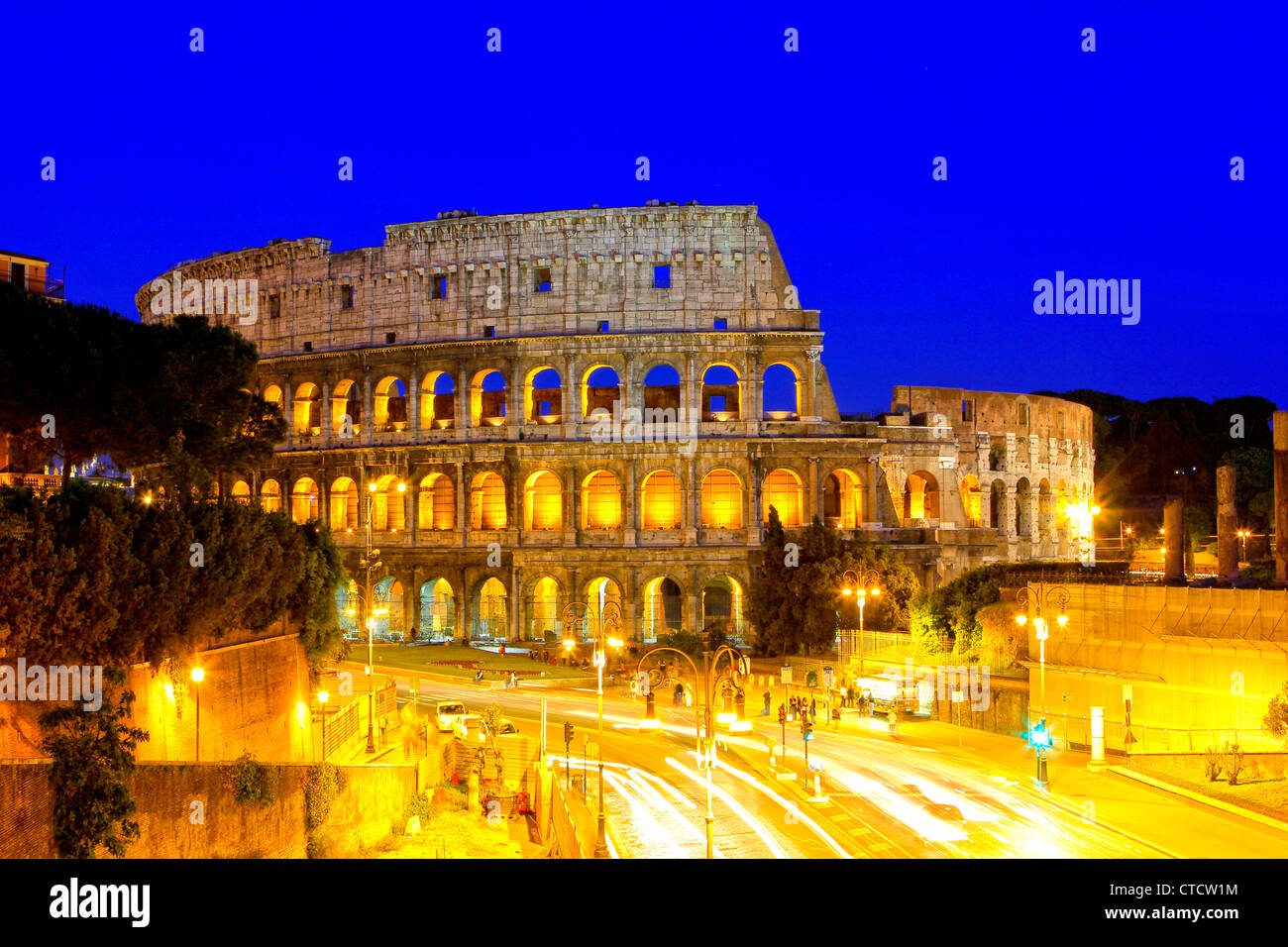 L'Italie, Rome, Colisée, Colosseo Banque D'Images