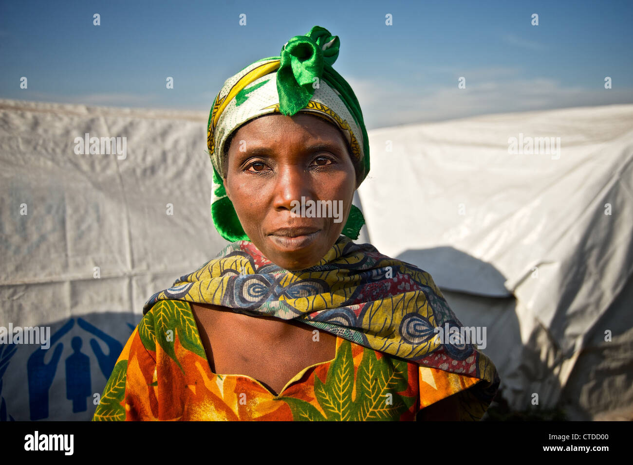 Femme congolaise,République démocratique du Congo Banque D'Images