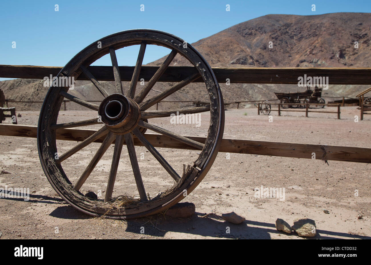 Calico Ghost Town, une ville minière d'argent des années 1880 dans le désert de Mojave qui a été restauré pour en faire une attraction touristique Banque D'Images