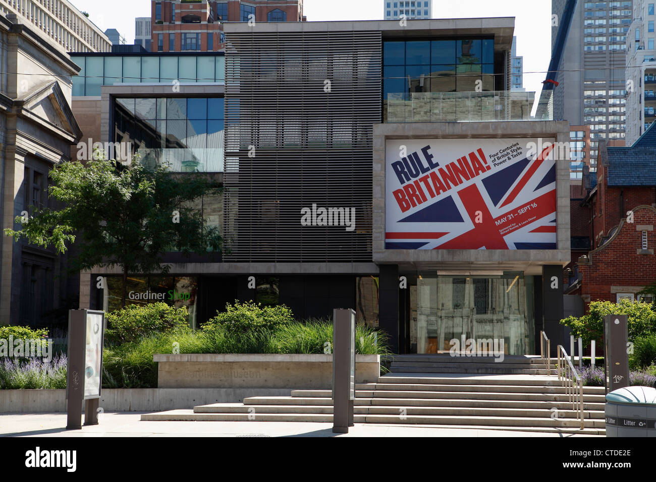 Rule Britannia exposition 400 ans d'Briitish Céramique au Gardiner Museum of Ceramic Art, Toronto Canada Banque D'Images