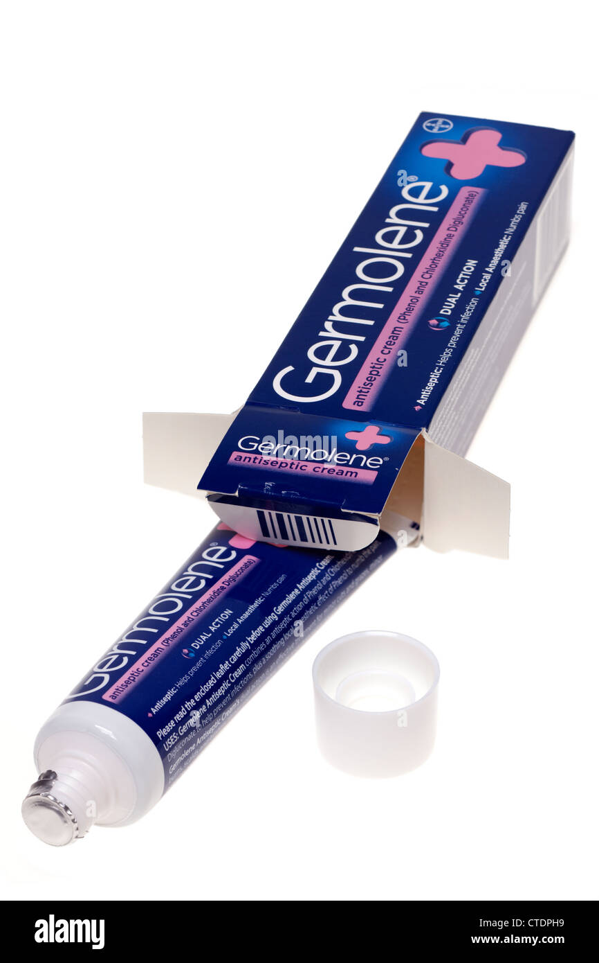 Germolene crème antiseptique à double action Photo Stock Alamy