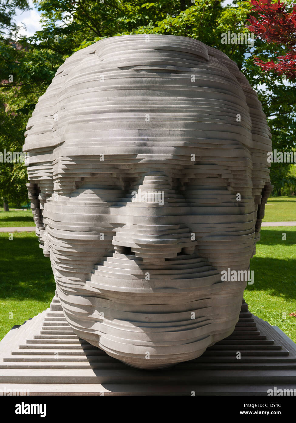 Sculpture d'Arthur Fiedler, Boston Banque D'Images