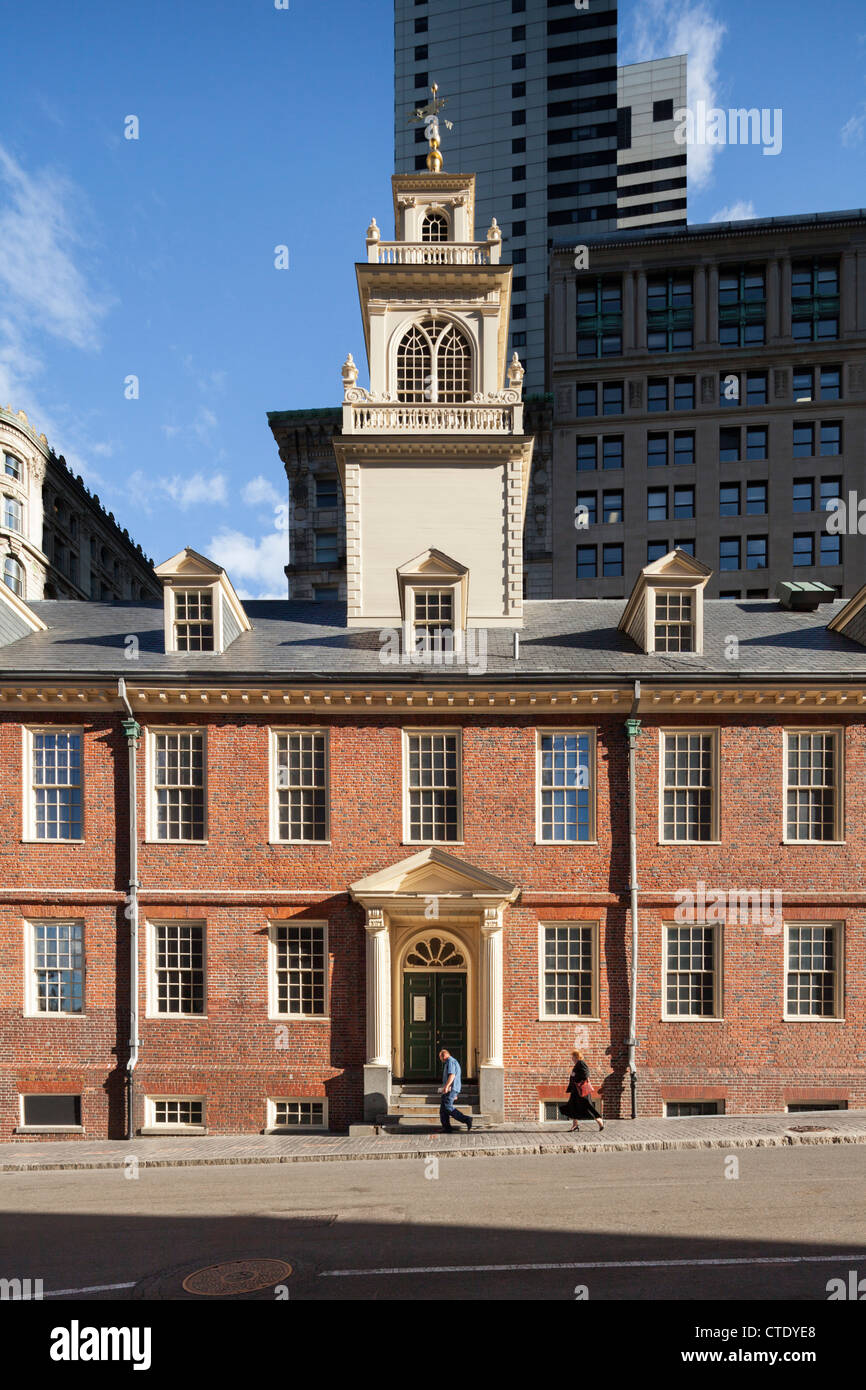 Old State House, Boston Banque D'Images