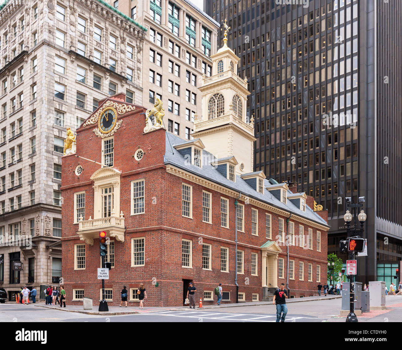 Old State House, Boston Banque D'Images