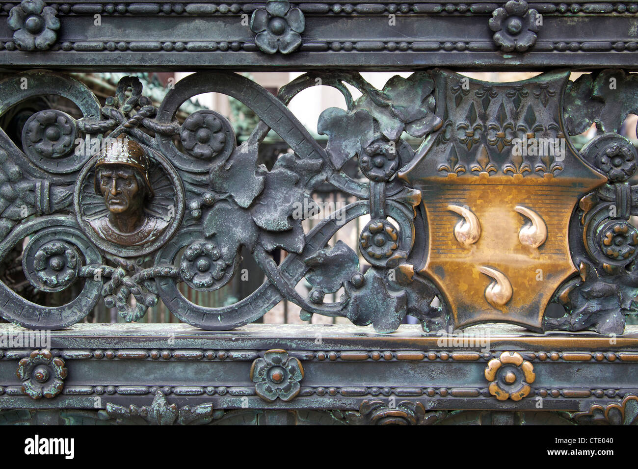 Trois testicules de Bartolomeo Colleoni, Cappella Colleoni,1740, ville haute, Bergame, Lombardie, Italie, Europe Banque D'Images