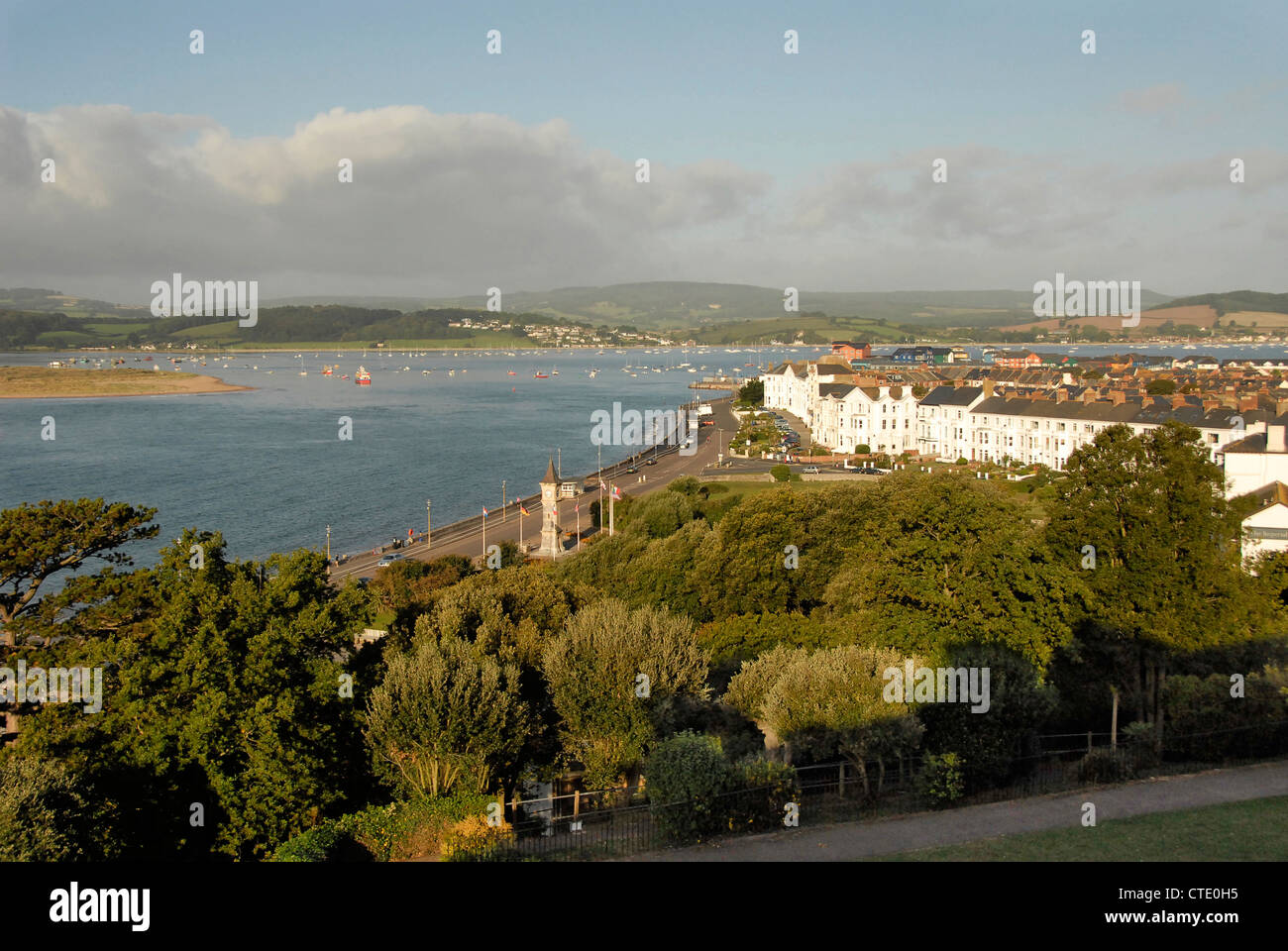 Exmouth. Ville balnéaire dans le sud du Devon, Angleterre Banque D'Images