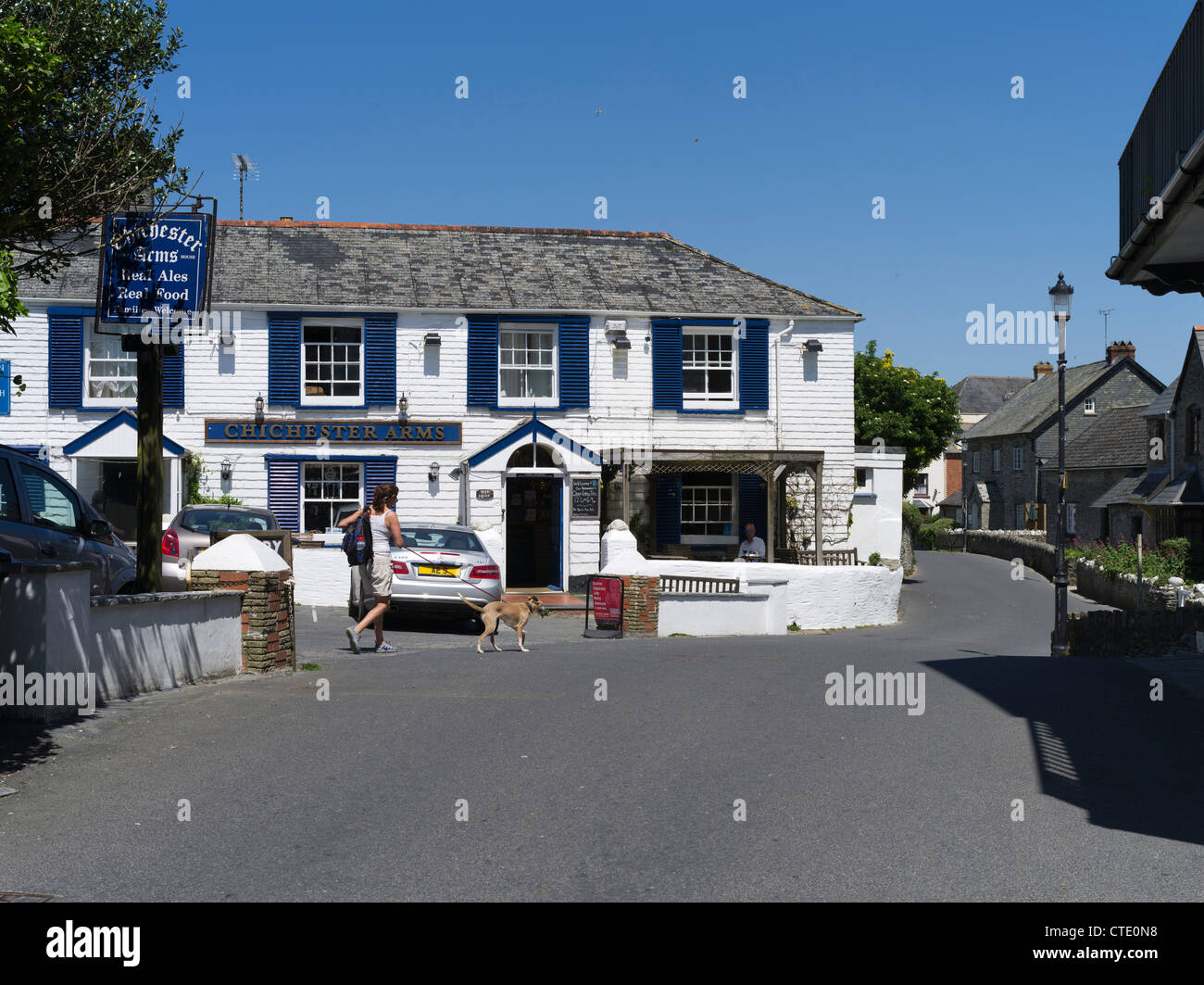 dh Chichester Arms MORTEHOE DEVON traditionnel North Devonshire maison publique taverne village pub royaume-uni angleterre Banque D'Images