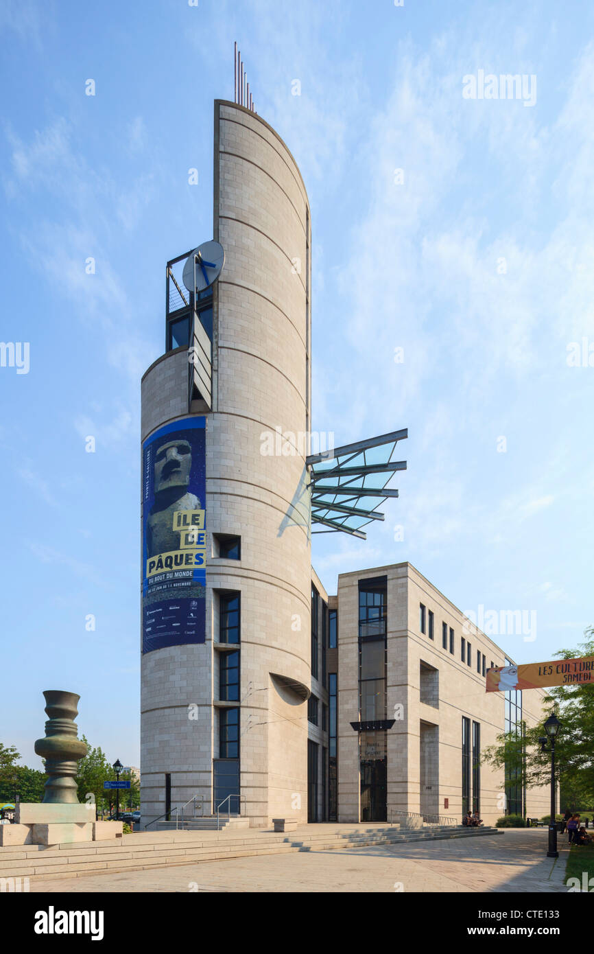 La Pointe à Callière, Musée du Vieux Montréal Banque D'Images