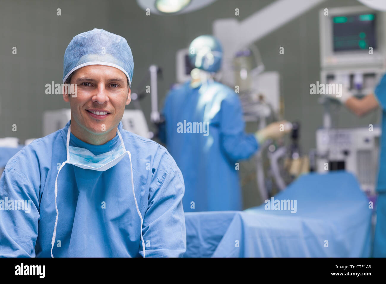 Praticien Smiling Banque D'Images