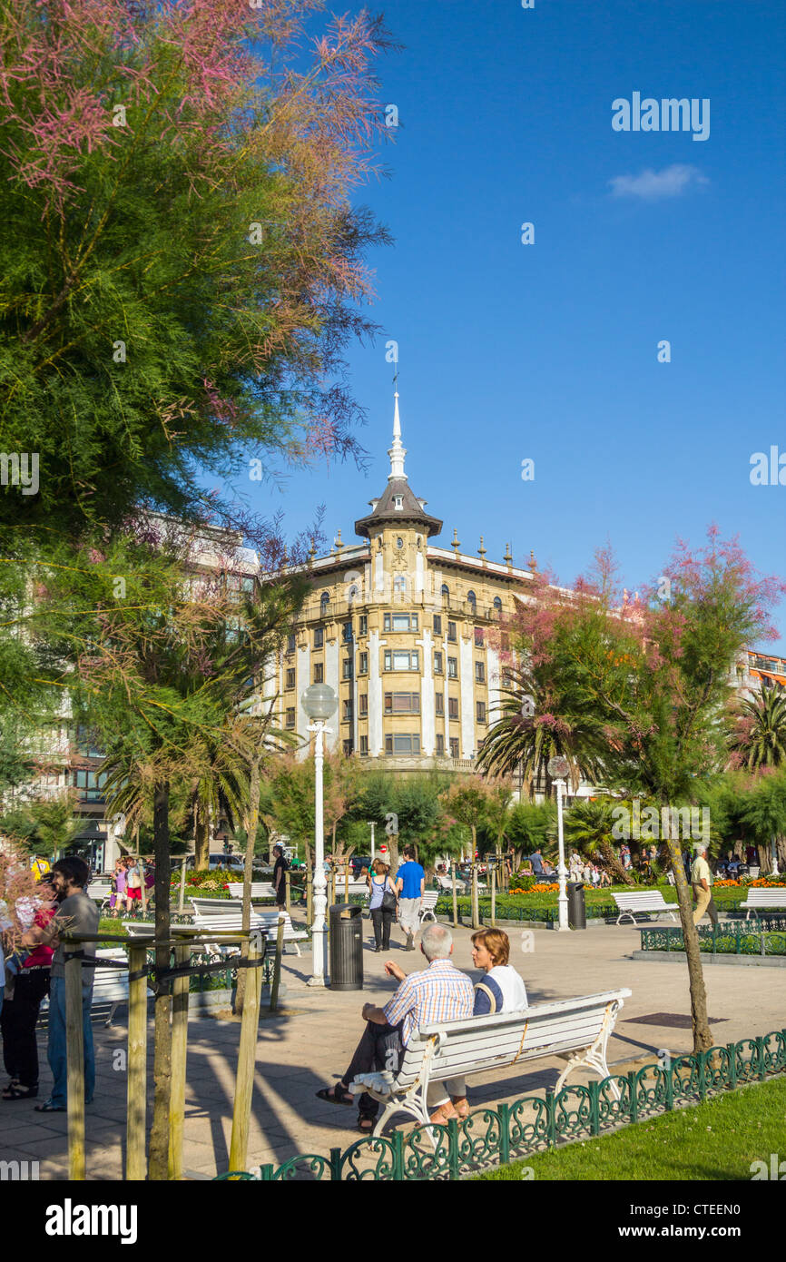 San Sebastian, Donostia, Pays Basque, Espagne Banque D'Images