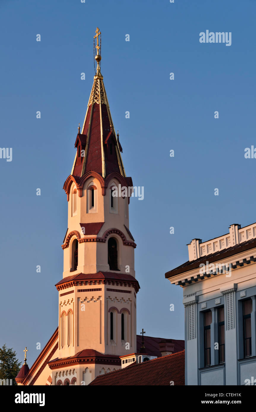 L'Église orthodoxe russe St Nicolas Vilnius Lituanie Banque D'Images