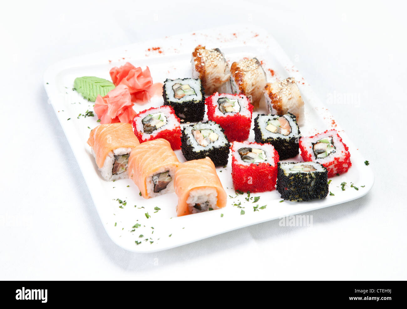 Sushi traditionnel Banque D'Images