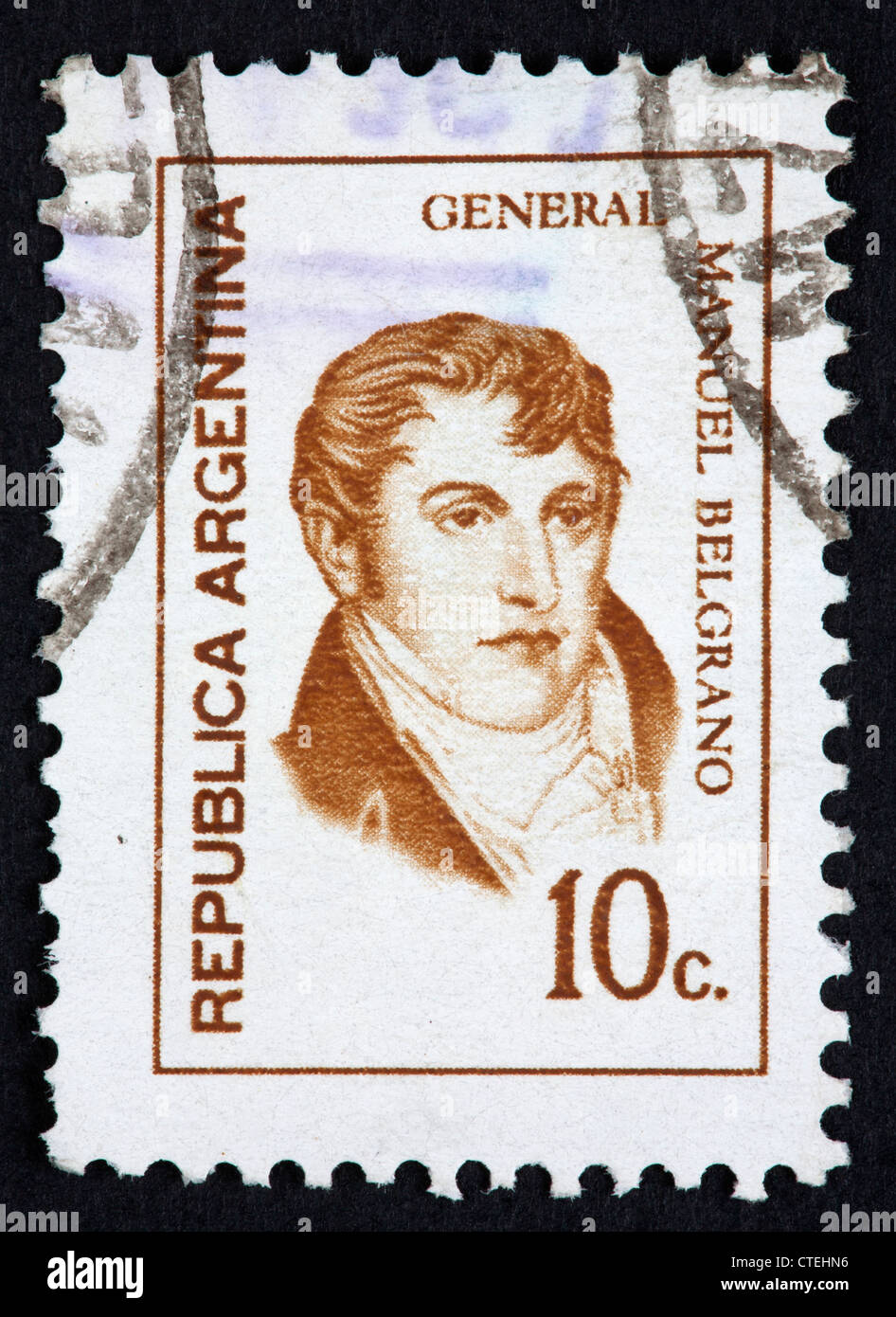 Timbre argentin Banque D'Images