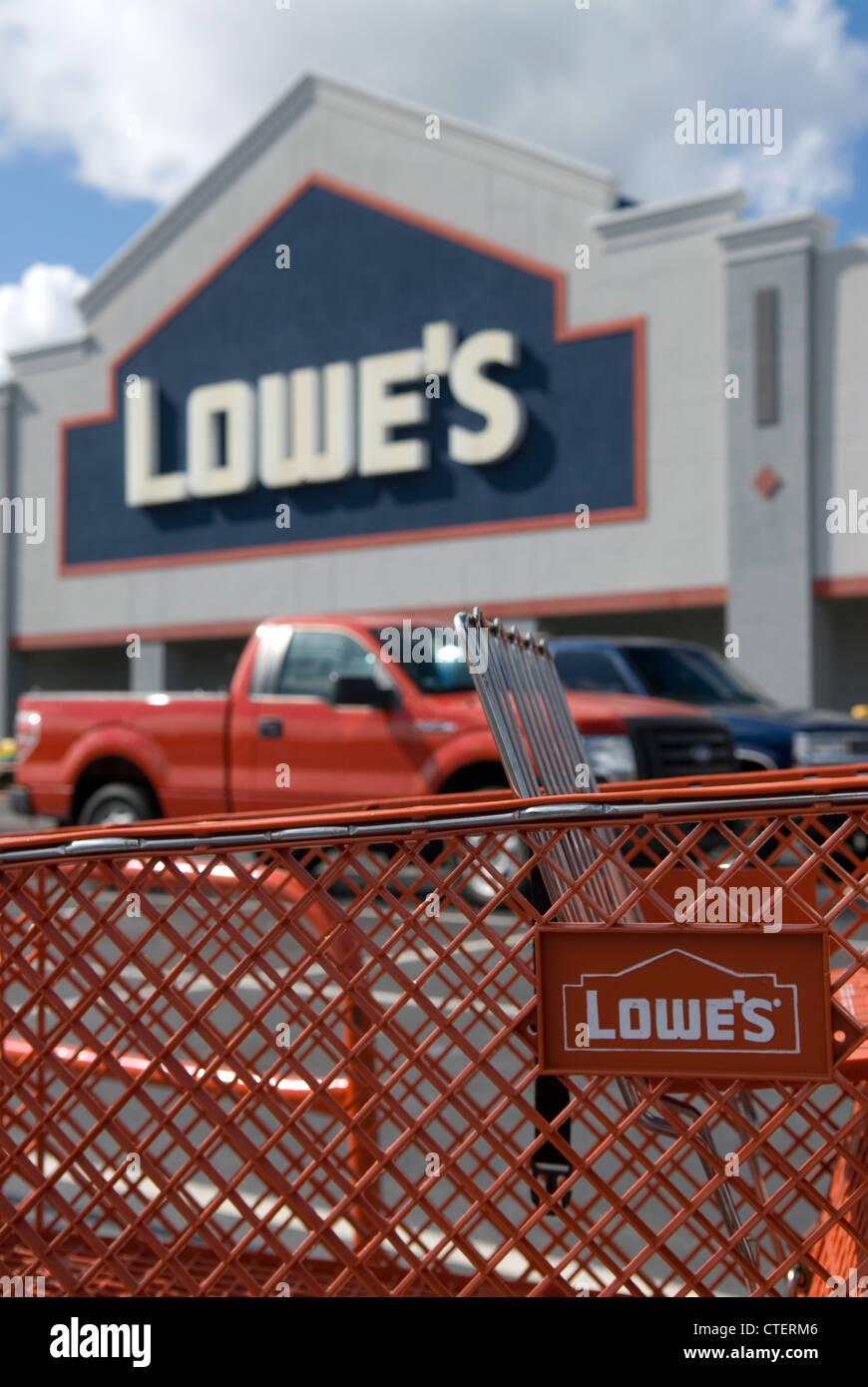 Lowe's Home Improvement Store USA Banque D'Images