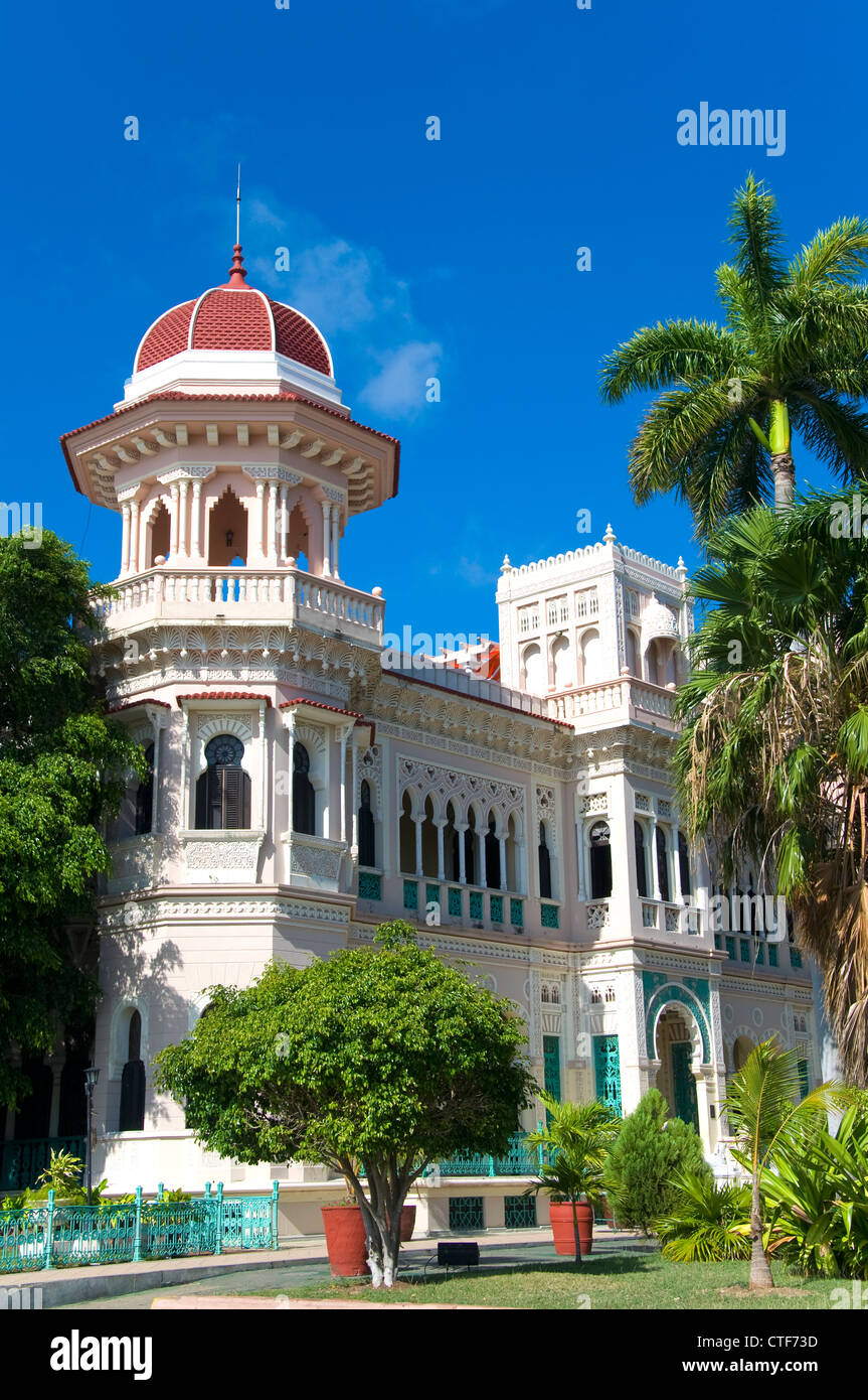 Ses maisons coloniales, Cienfuegos, Cuba Banque D'Images