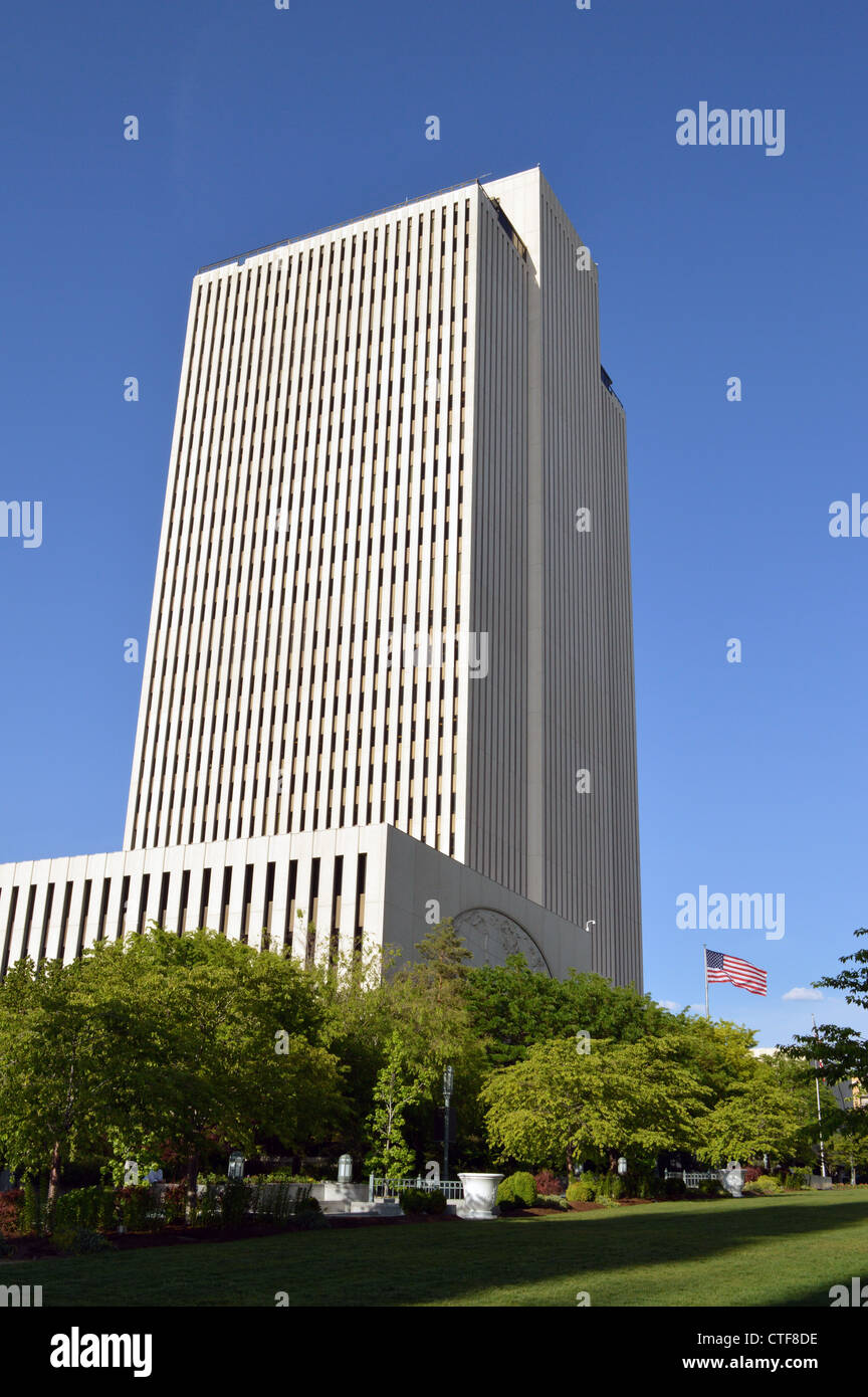 Church Office Building, centre administratif de l'Église de Jésus-Christ des saints des derniers jours, à Salt Lake City Utah Banque D'Images