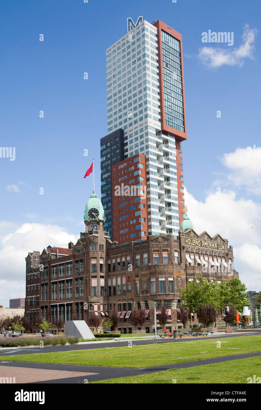 Hotel New York, Holland Amerika Line, Rotterdam, Pays-Bas Banque D'Images