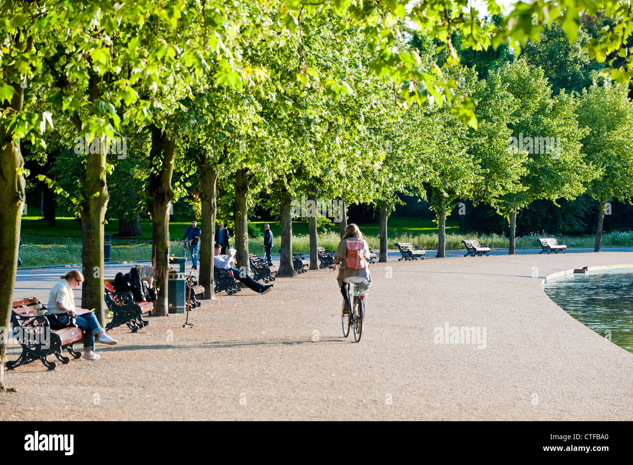 Victoria Park, London, Londres, Royaume-Uni Banque D'Images