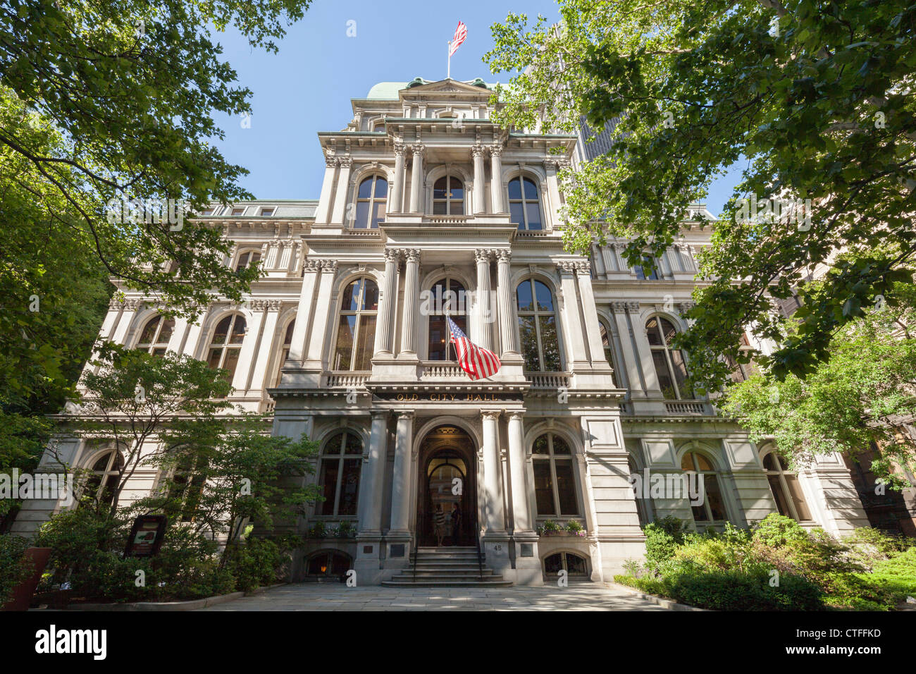 L'Ancien hôtel de ville de Boston Banque D'Images