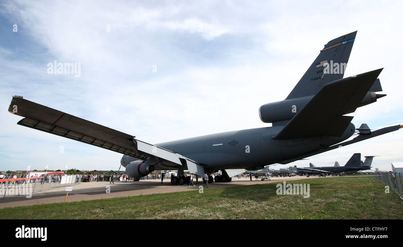 Le ravitailleur KC-10 Extender McDonnell Douglas (le Salon Aérospatial International MAKS-2011 Banque D'Images