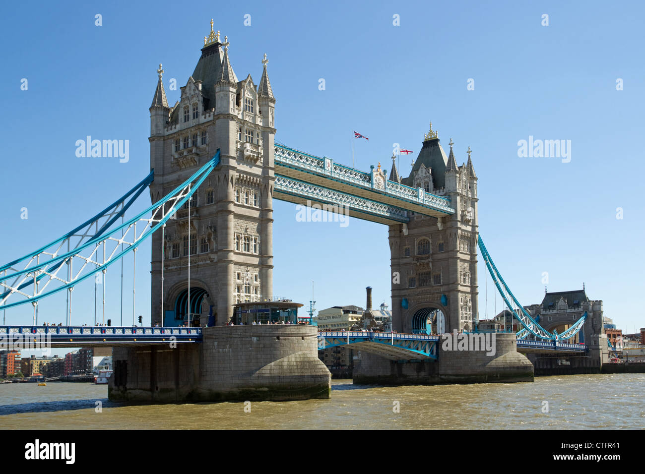 Tower Bridge, Londres, dimanche 27 mai 2012. Banque D'Images