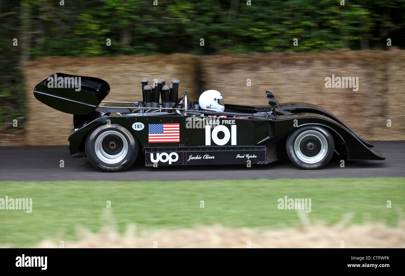 Sports cars démontrant à Goodwood Festival of Speed 2012 Banque D'Images