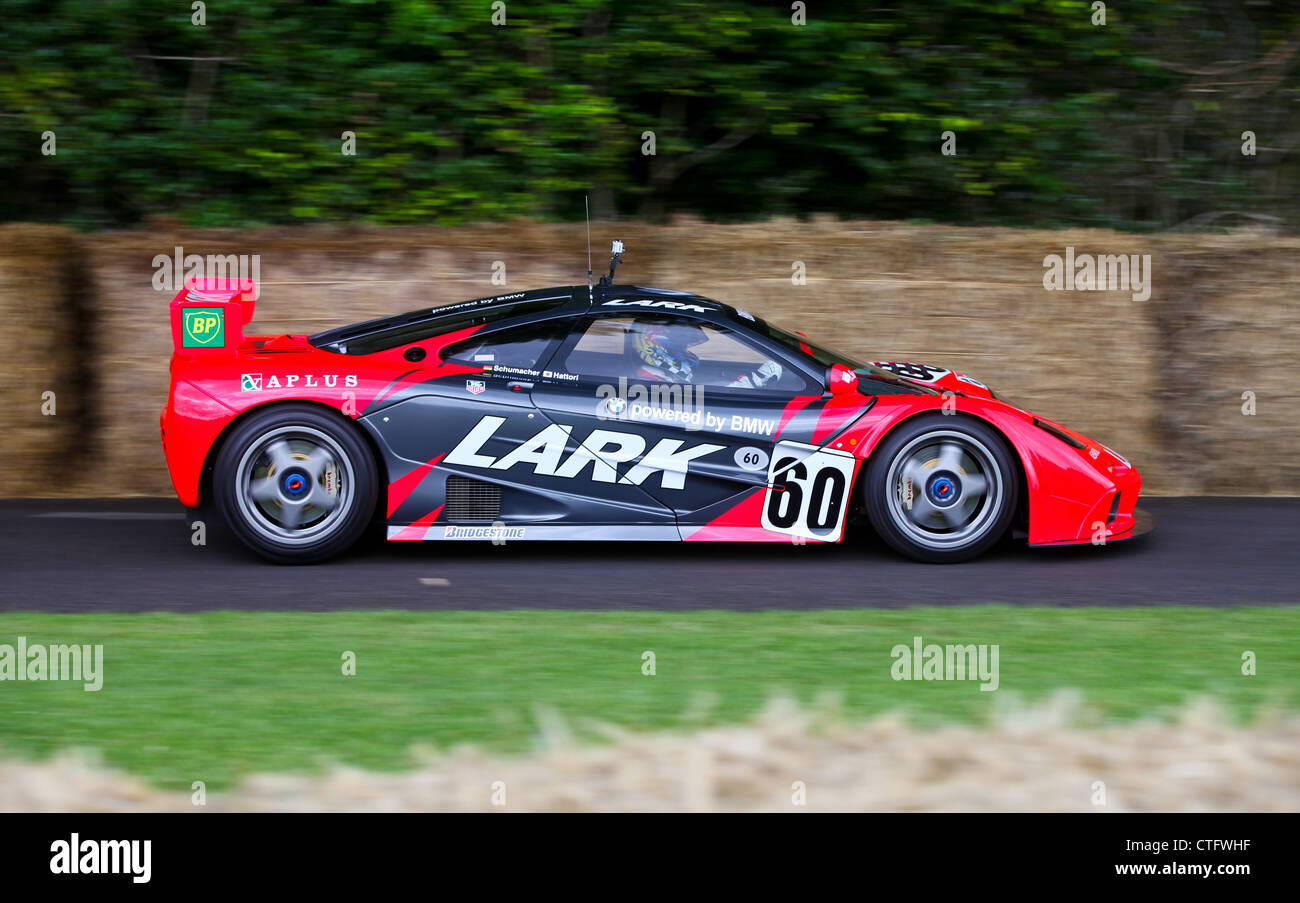 Sports cars démontrant à Goodwood Festival of Speed 2012 Banque D'Images