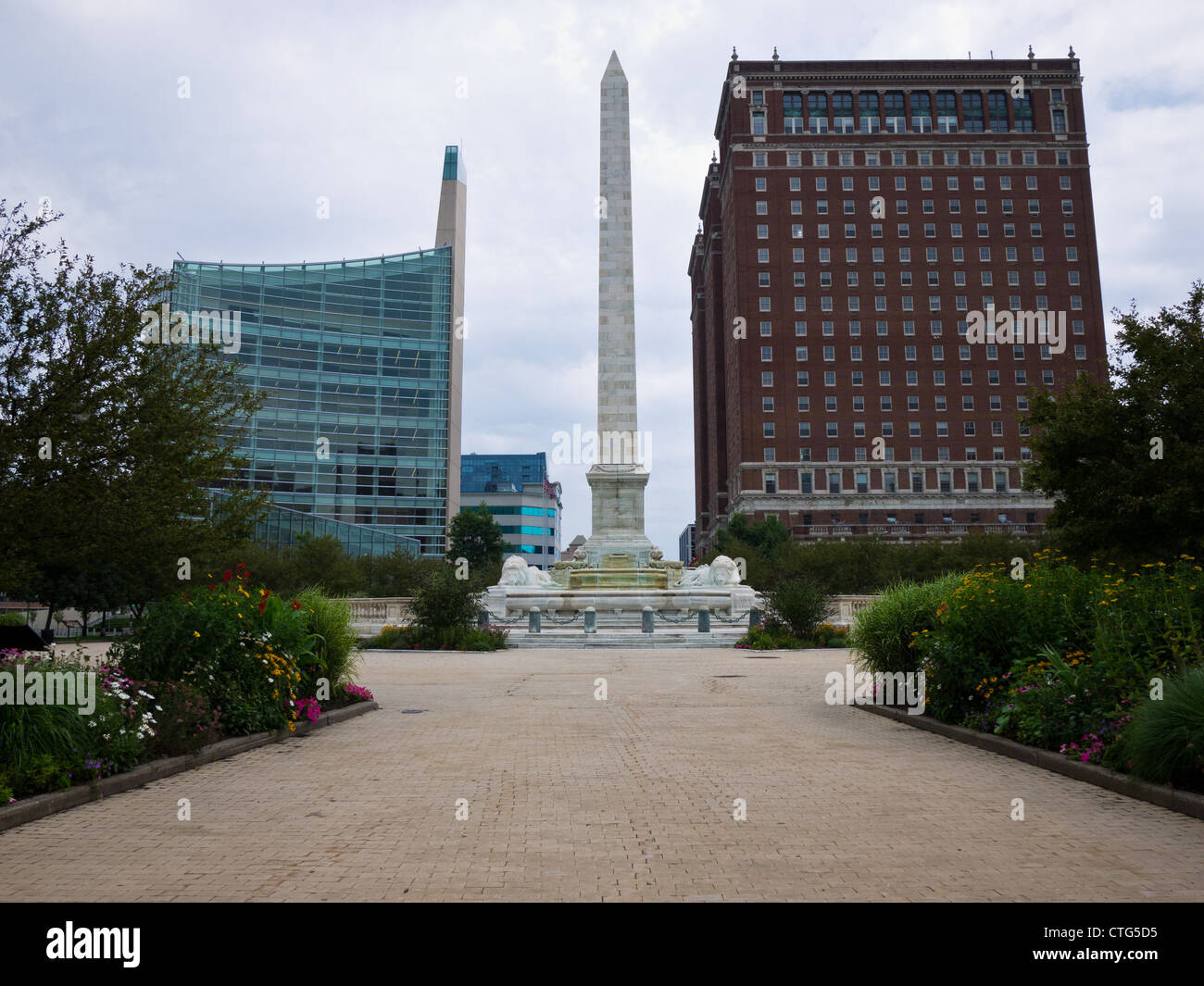 Buffalo Niagara Square New York Banque D'Images