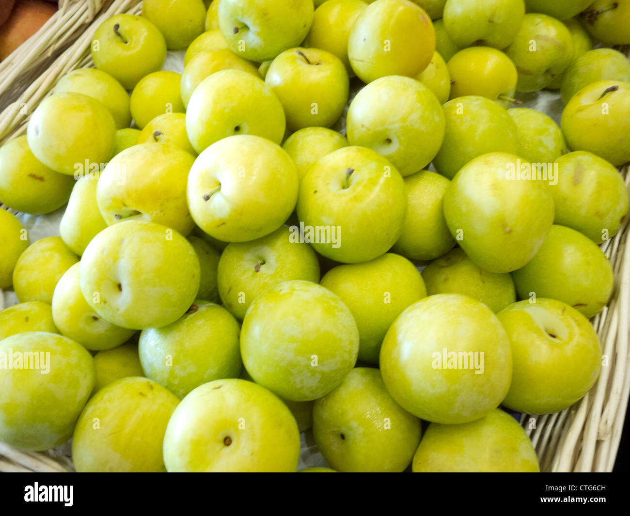 Les prunes jaune prune Banque D'Images