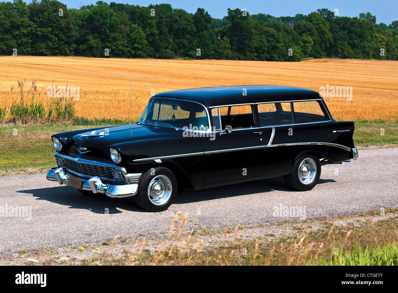 1956 Chevrolet Wagon 210 bricoleur Banque D'Images